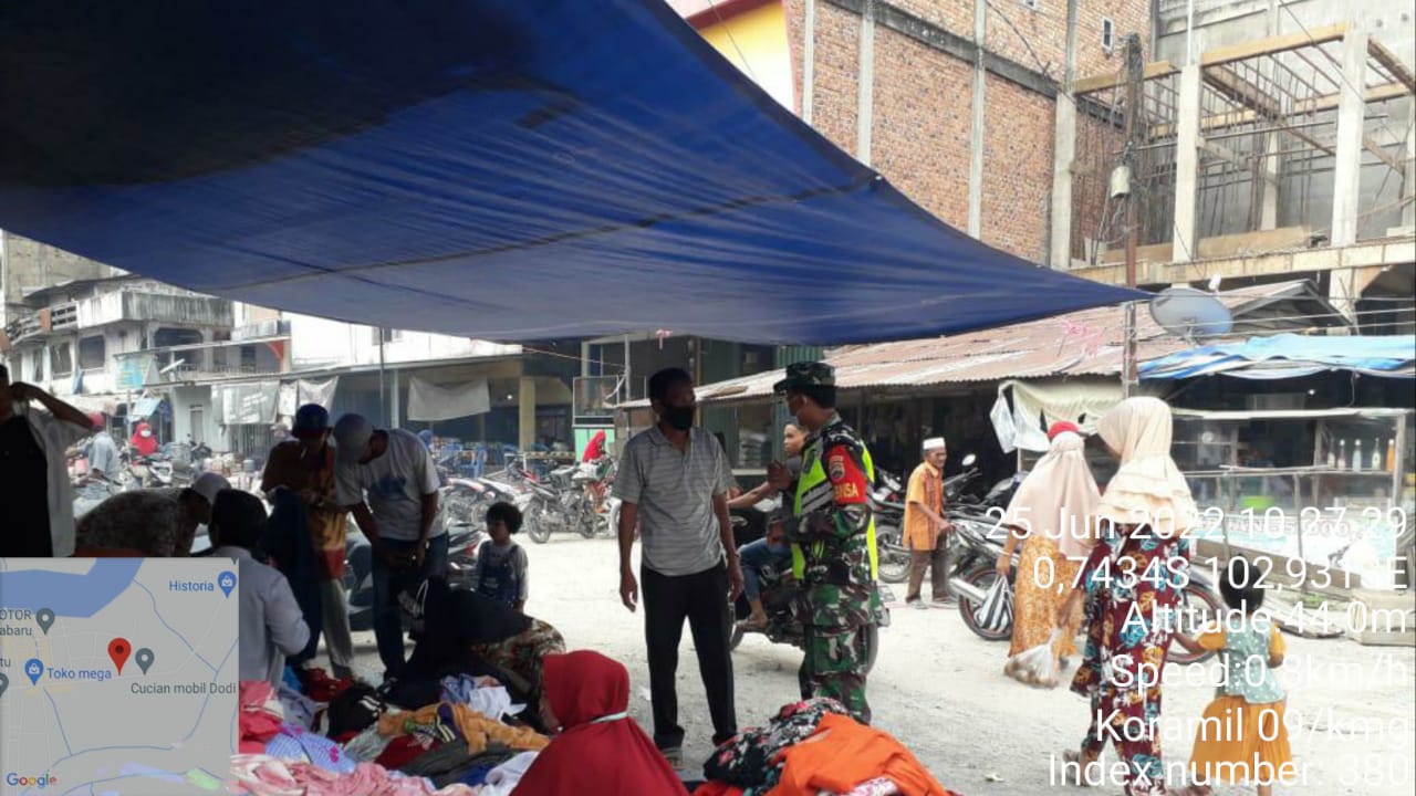 Ingatkan Selalu Masyarakat Agar Terus Terapkan Prokes Oleh Sertu Syamsurizal