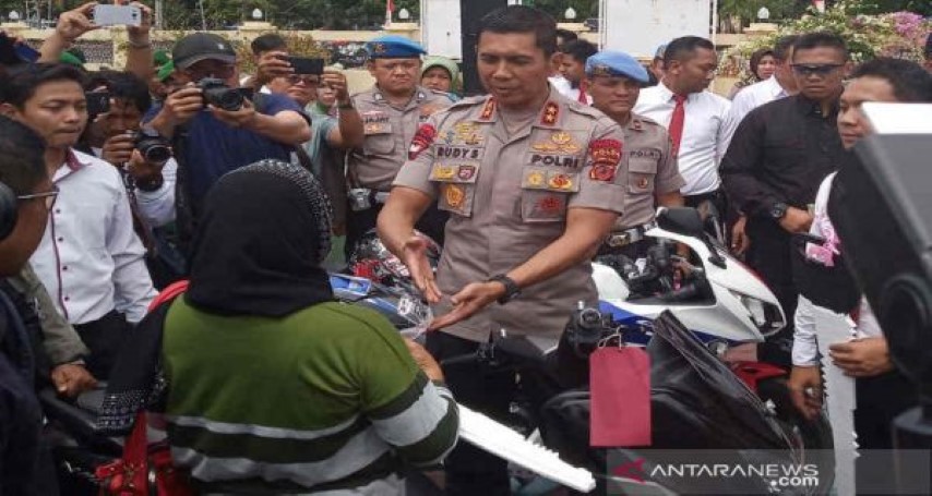 Polres Indramayu Amankan 86 Motor dari 24 Pelaku Pencurian Antarprovinsi