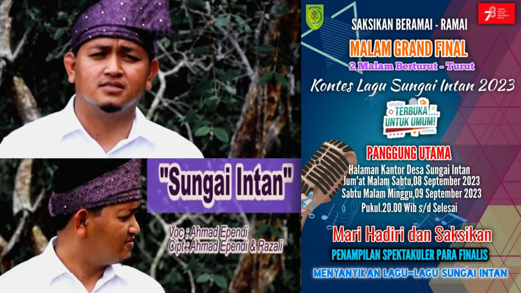 Lewat Kontes Lagu Sungai Intan,Hadirkan Kompetisi Hasil Karya Anak Negeri
