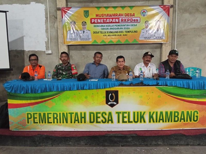 Babinsa Koramil 03/Tpl : Pengawal Aspirasi Warga Dalam RKPDes Teluk Kiambang 2026