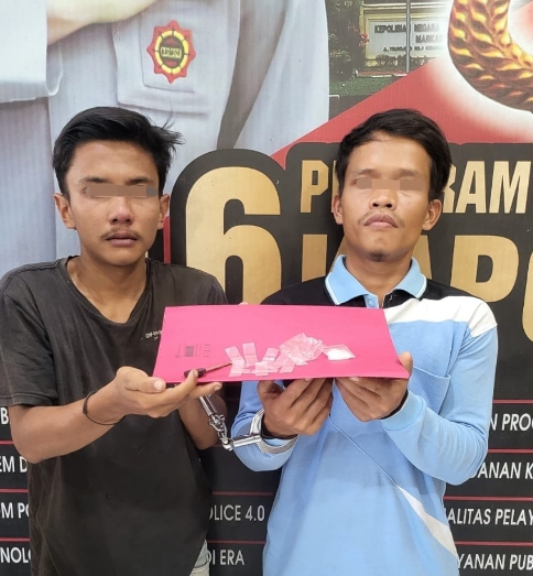 Kapolsek Batang Cenaku Turun Tangan, 2 Pengedar Sabu Dibekuk