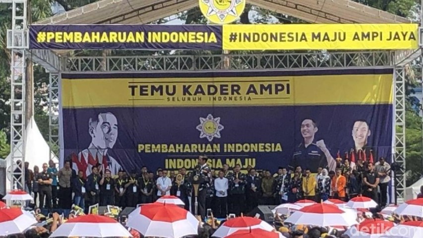 Temui Kader AMPI di Medan, Jokowi Singgung soal Hoax Larang Azan