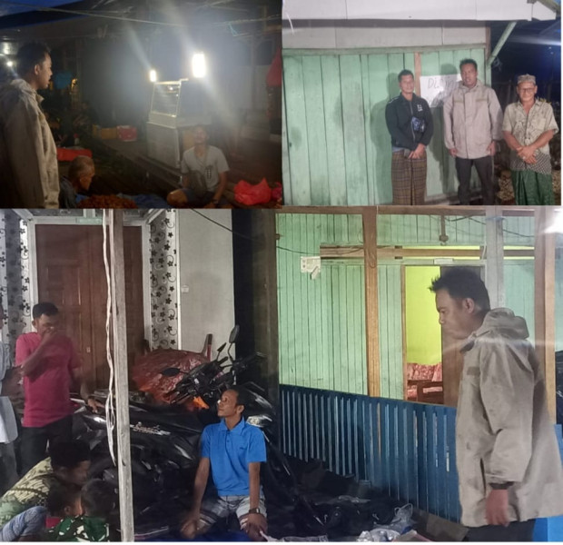 Sambang Hari Pasar Mingguan Desa Pungkat dan Menyampaikan Himbauan Kamtibmas Terhadap Pedagang Maupun Pengunjung di Pasar Mingguan Desa Pungkat Kecamatan Gaung