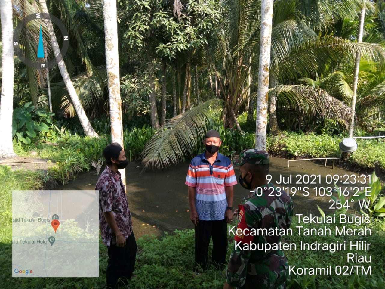 Cegah Karhutla, Serda Agusmi Rutin Lakukan Patroli di Tekulai Bugis