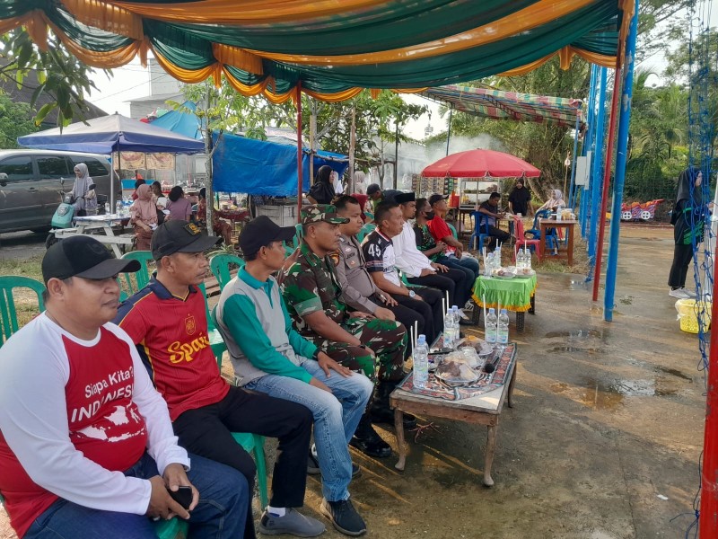 Danramil Cup Reteh Resmi Dibuka, Kapten Arh Nur Cholis: Olahraga Satukan Masyarakat, UMKM Bangkitkan Ekonomi Lokal