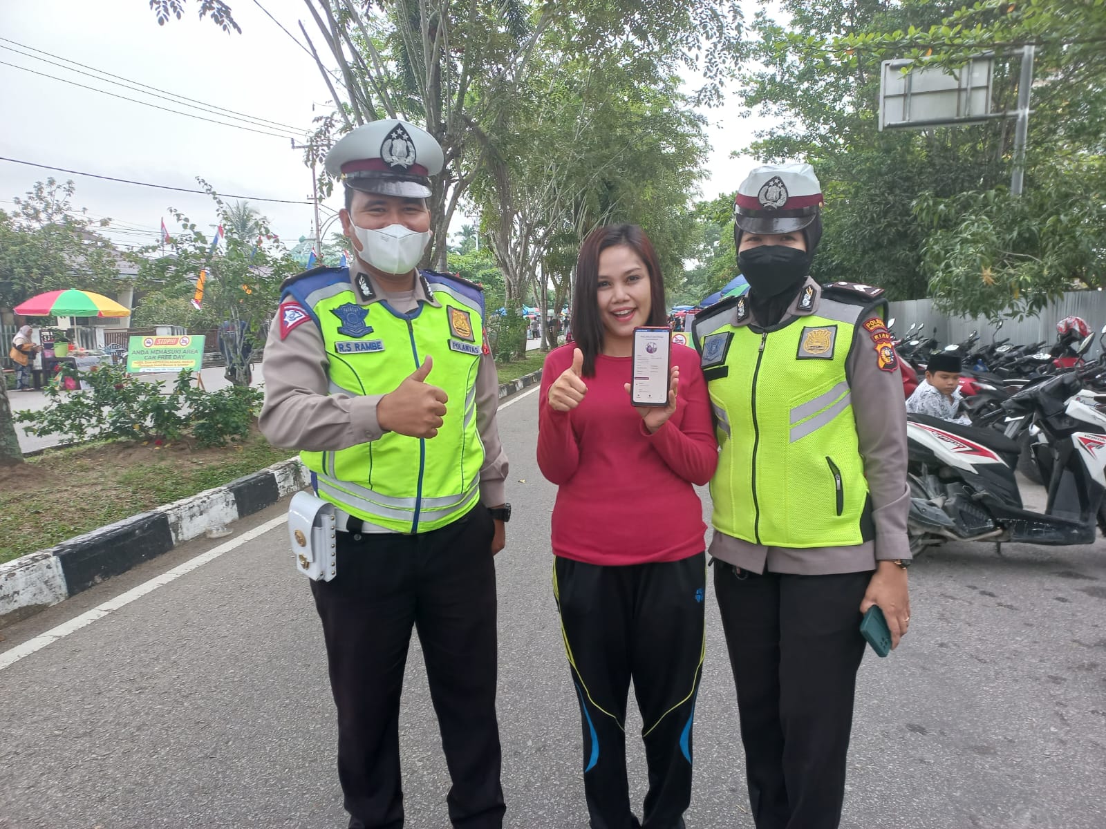 Sosialisasi Aplikasi Si Talam Manis Presisi Oleh Polres Inhil