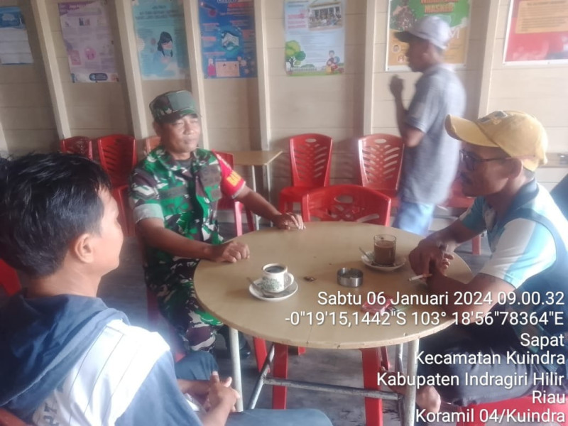 Sebagai Landasan Dasar, Babinsa Koramil 04/Kuindra Berikan Pencerahan dan Pemahaman Nilai-nilai Pancasila