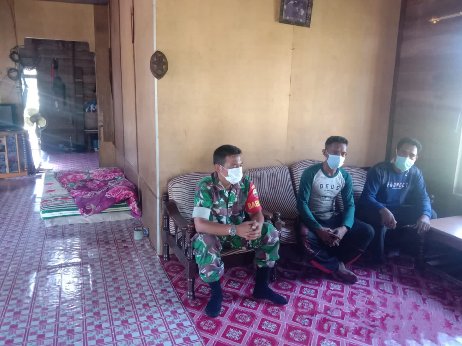 Jaga Kerukunan Berkeluarga dan Bermasyarakat Melalui Komsos Serda Ali Borkat Harahap