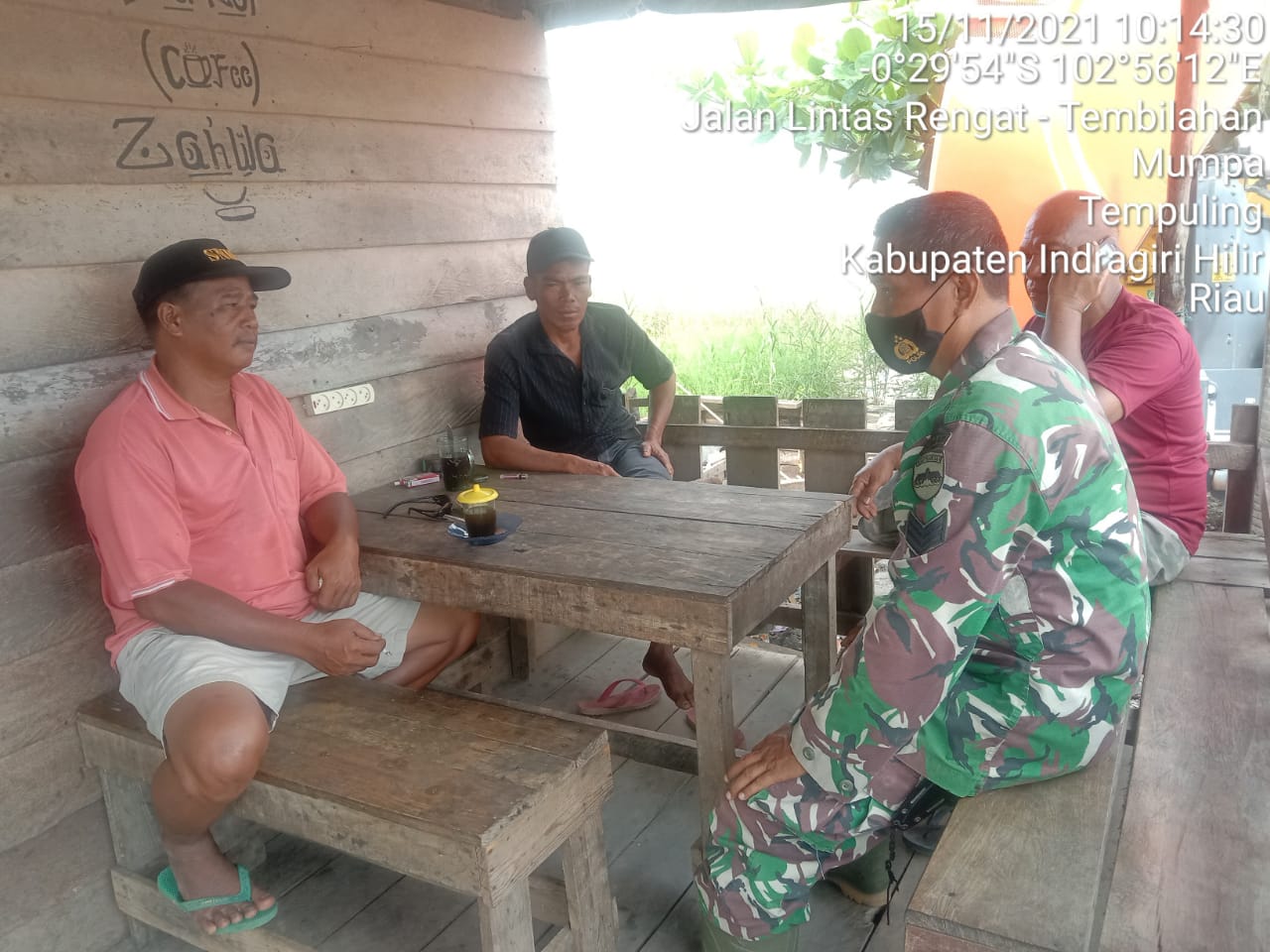 Pembinaan Wilayah, Babinsa 03/Tempuling Sambangi Warga Binaan