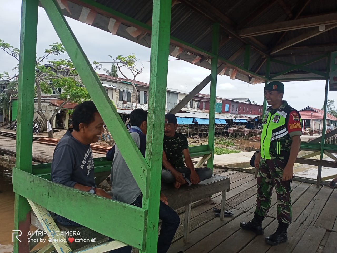 Kesadaran Masyarakat Terhadap Kesehatan Terus Diingatkan Anggota Koramil 04/Kuindra