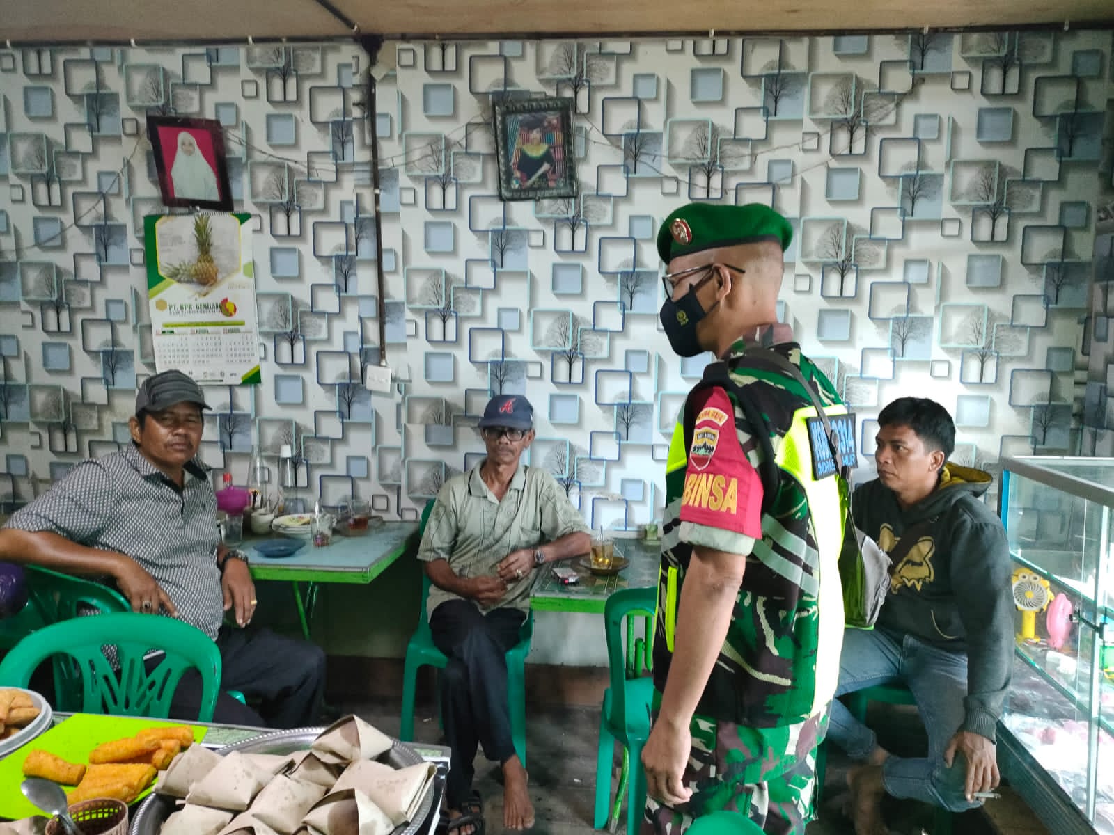 Awal Pekan, Serda Ichlas Manalu Kembali Tegakkan Protkes ke Warga