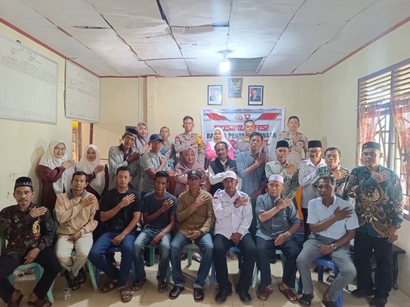 Di Tempuling Harapan Disemai, Polres Inhil Sebarkan Paham Bahaya Narkoba Untuk Selamatkan Negeri