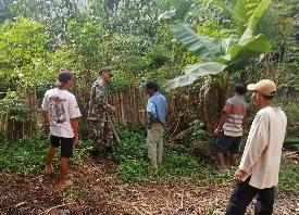 Koramil 09/Kemuning Dan Warga Keritang Hulu Patroli Bersama: Situasi Aman, Karhutla Terpantau Nihil