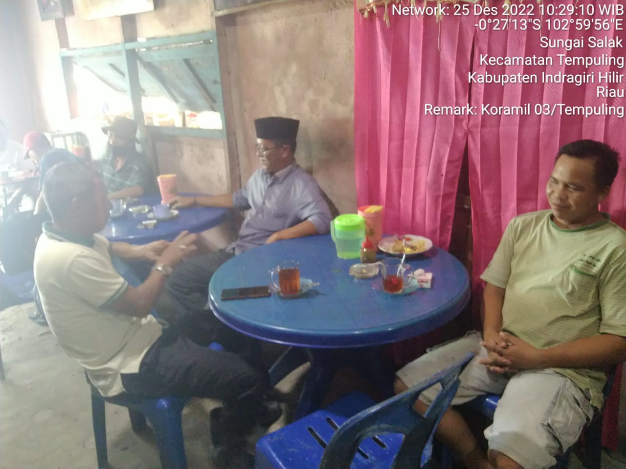 Danramil 03/Tpl Komsos Bersama Tomas Kampung Pancasila