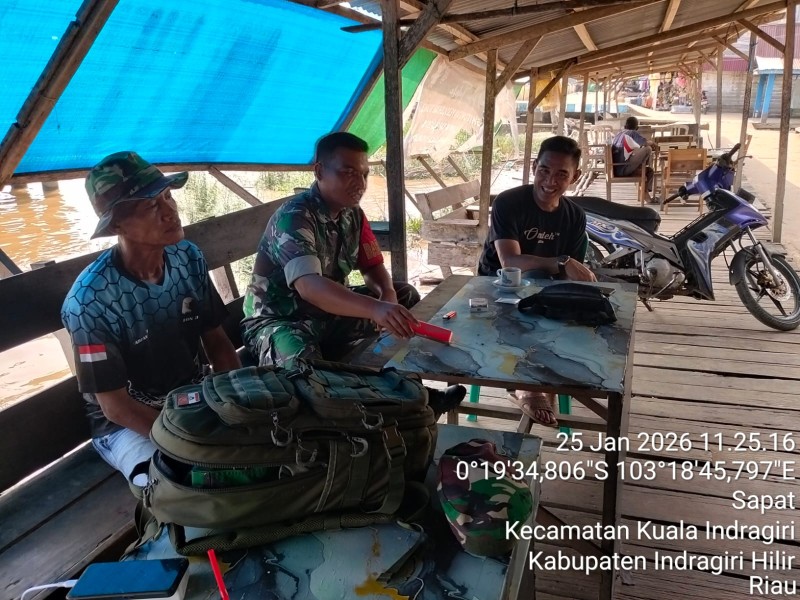 Babinsa Koramil 04/Kuindra, Komsos: Upaya Babinsa Cegah Kriminalitas