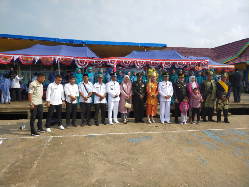 Upacara Peringatan Detik-Detik Proklamasi Kemerdekaan Republik Indonesia ke 78 Kecamatan Concong 17 Agustus 2023