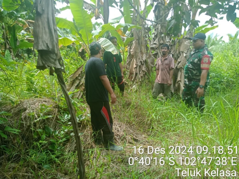 Patroli Karhutla Gencar Dilakukan Babinsa Koramil 09/Kemuning