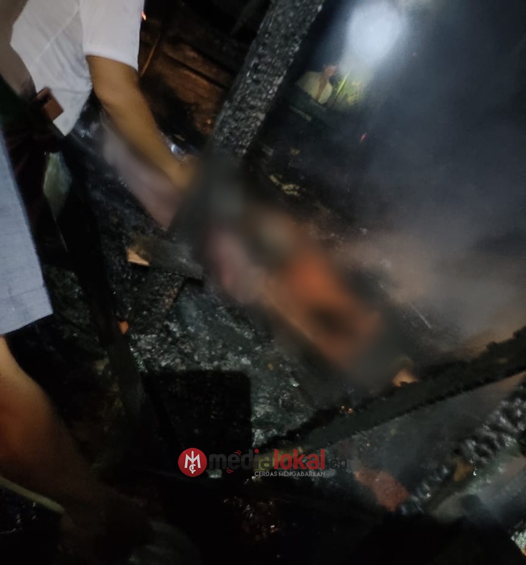 Api Lilin Menyambar Saat Lansir Bensin, Dua Warga Keritang Inhil Jadi Korban