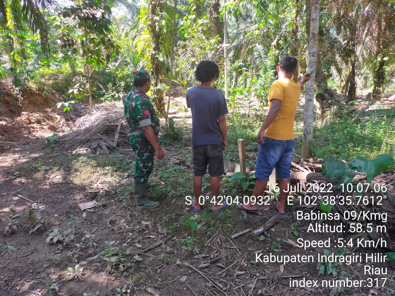 Cegah Lahan dan Hutan Di Wilayah Binaan Oleh Kopral Satu Surianto