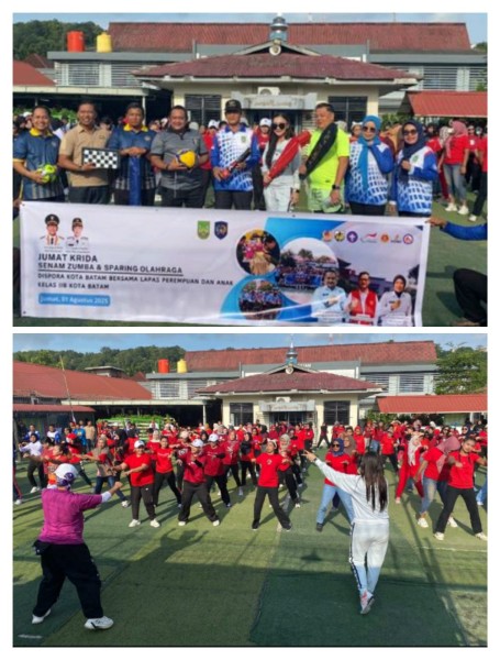 Bantuan Berbagai Alat Olahraga, Bagian Kunjungan Silaturahmi Dispora Batam ke LPKA Kelas IIB Batam