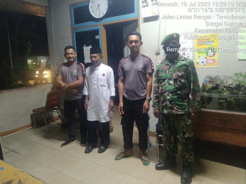 Danramil 03/Tpl Hadiri Pawai Peringatan Tahun Baru Islam 1 Muharram 1445 H