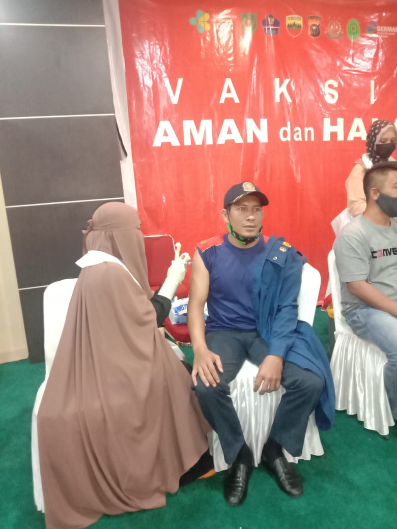 Seluruh Anggota DPKP Inhil Ikuti Vaksinasi Tahap ke-2