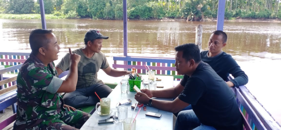 Rutinitas Babinsa 05/Gas Serda Guntur Laksanakan Komsos Bersama Warga Binaan