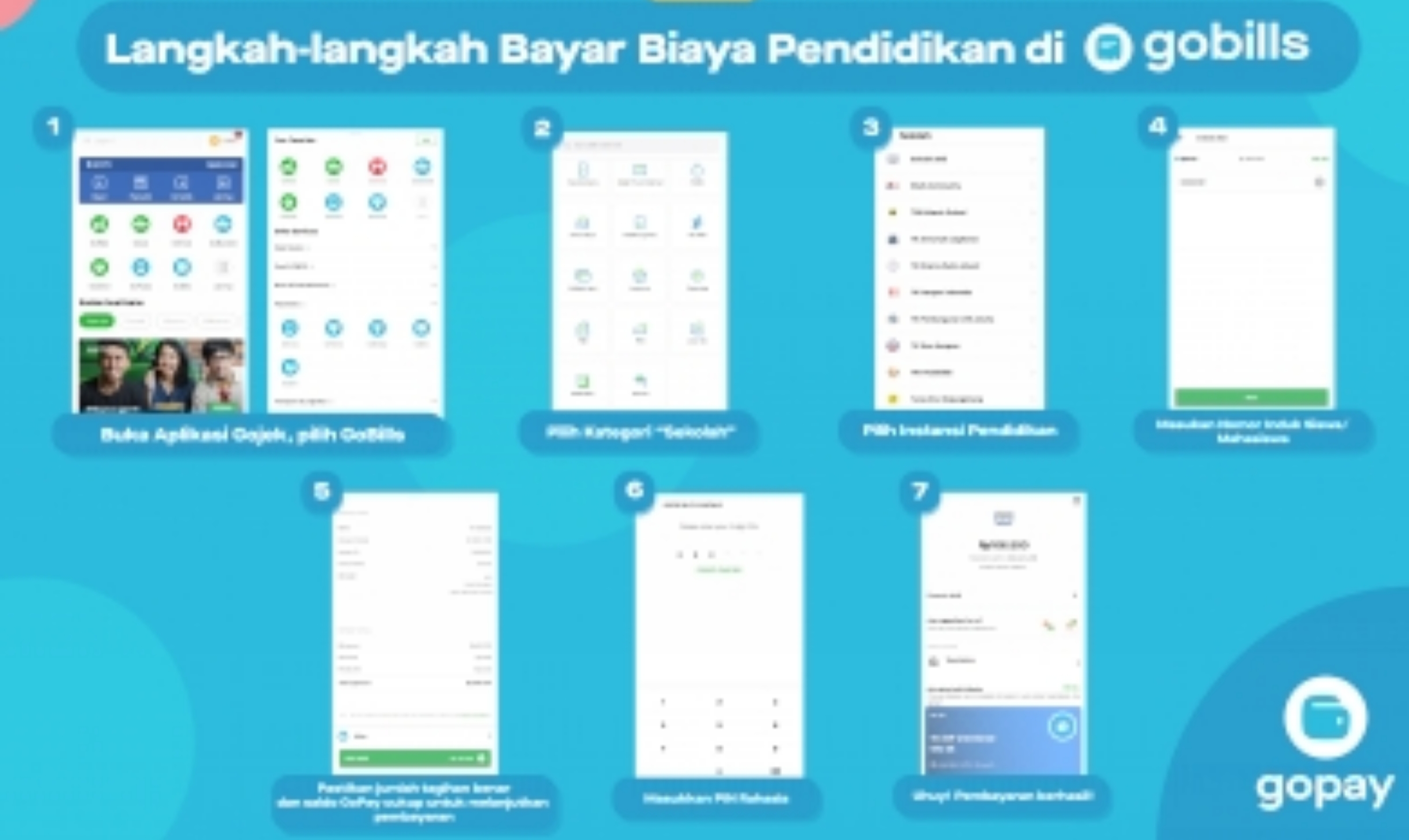 Kini Bayar SPP Sudah Bisa Pakai GoPay