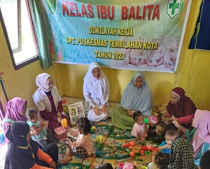 UPT Puskesmas Tembilahan Kota Buka Kelas Ibu Hamil dan Balita di Steba