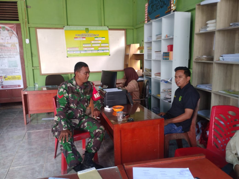 Wujudkan Kebersamaan dan Bangun Kerjasama Bersama Babinsa Koramil 09/Kmg