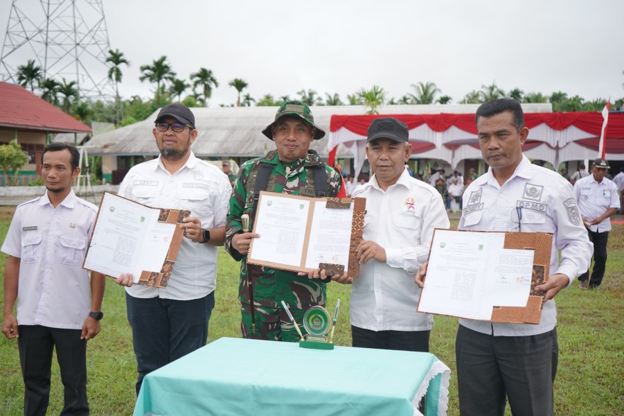 Pj. Bupati Secara Resmi Membuka TMMD Ke -123 di Kecamatan Tempuling