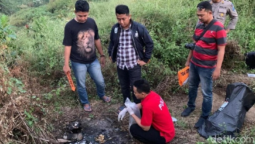 Tengkorak Terbakar di Mojokerto Diduga Wanita Sidoarjo, Tes DNA Digelar
