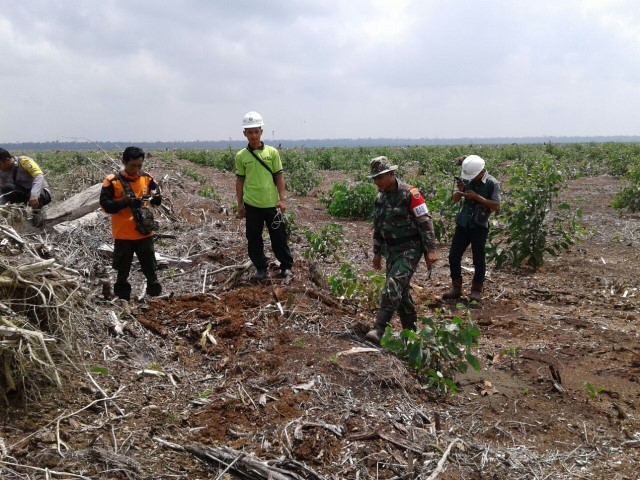 Cegah Karhutla, Koramil 03/Tempuling Selalu Sinergis Dengan Berbagai Pihak 