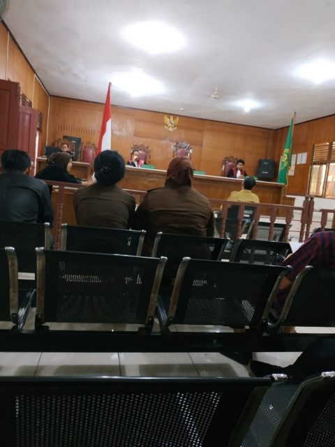 Ikut Terlibat Kampanye Caleg, Kades Tegal Rejo Jaya Pelangiran Inhil Divonis 8 Bulan Penjara