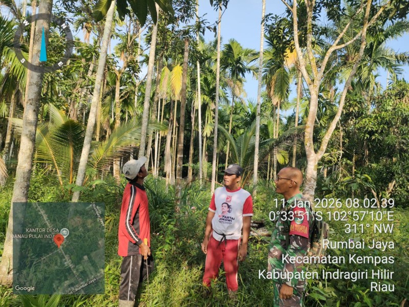 Patroli Gabungan TNI-Masyarakat: Desa Danau Pulau Indah Pastikan Bebas Karhutla