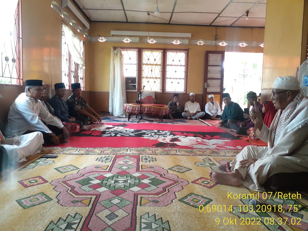 Danramil 07/Reteh Menggelar Peringatan Maulid Nabi Muhammad Saw