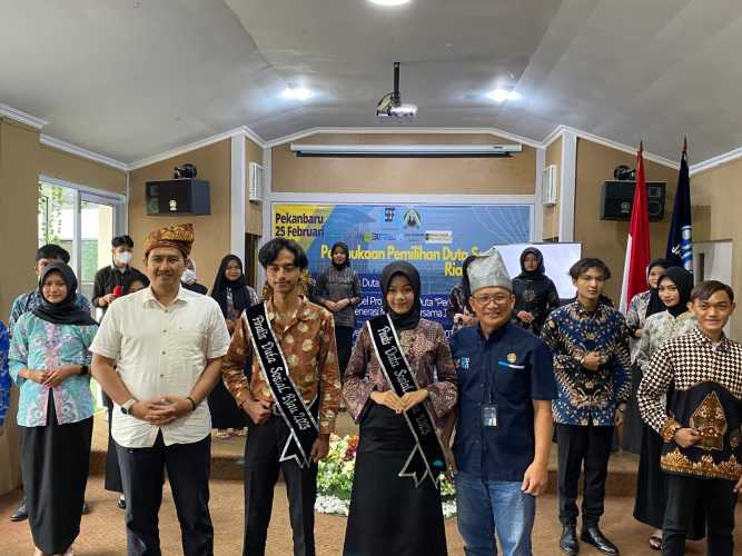 Perdana di Riau, Dinas Sosial Provinsi Riau Bersama Student Education Forum Pekanbaru Gelar Duta Sosial Riau 2023
