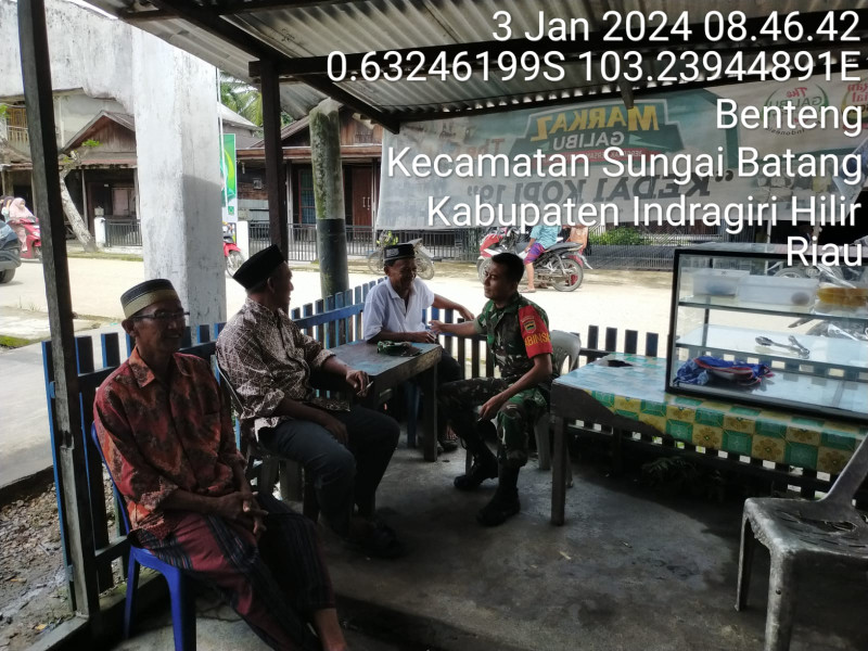 Kopda Zakirman Ajak Masyarakat Untuk Bersama-sama Bangun Desa Benteng