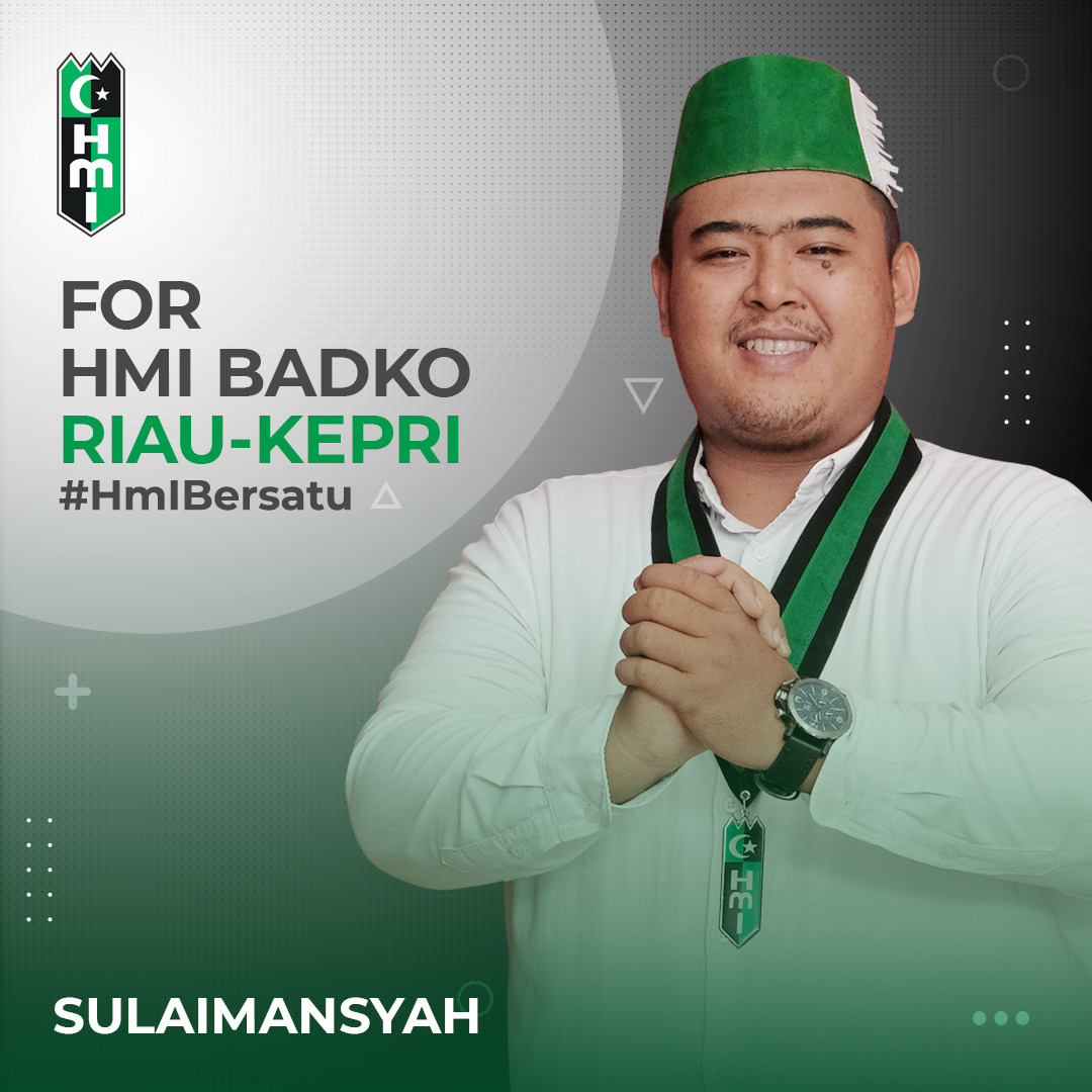 Serahkan Berkas Pencalonan, Sulaimansyah: Mohon Do'a dan Suport Seluruh Kader HMI Badko - Riau Kepri