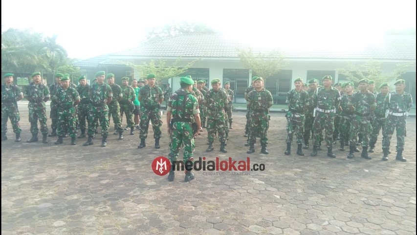 Tingkatkan Pengamanan Jelang Pelantikan Presiden, Kodim 0314/Inhil Siapkan Satu SSK Pasukan