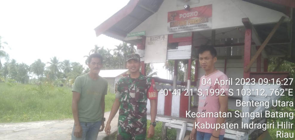 Koramil 07/Reteh Praka Edi Sutrisno Jalin Silaturahmi dan Kedekatan Kepada Warga Binaan