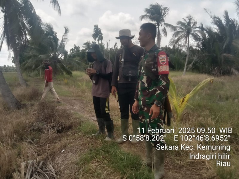 Koramil 09/Kemuning Terus Gencarkan Patroli Karhutla di Setiap Wilayah Binaan
