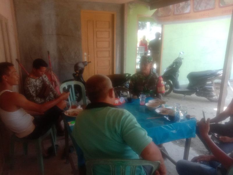 Ciptakan Komunikasi Yang Baik Antara Babinsa Koramil 09/Kmg Dengan Warga