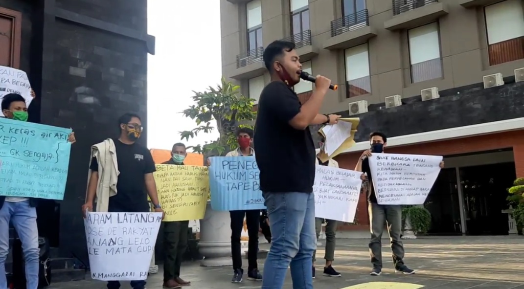 Presma Bem UWK, suarakan Aksi Solidaritas Pembebasan 7 tapol papua