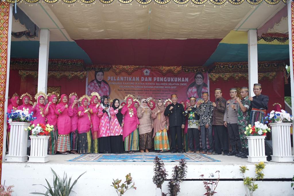 Danramil 07/Reteh Ikuti Pelantikan IWSS Di Kecamatan Sungai Batang