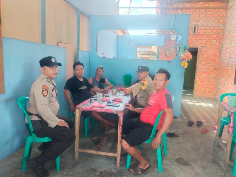 Polsek Kempas Gencar Berikan Himbauan Pilkada Damai