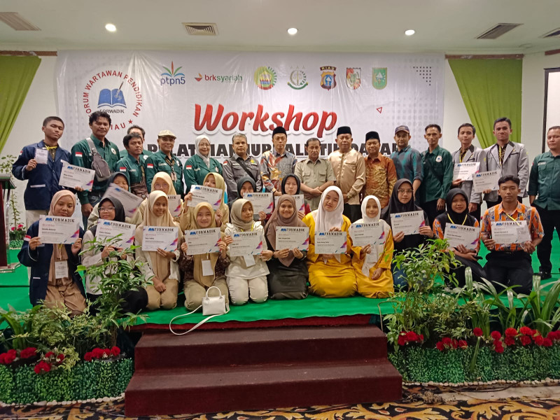 Meski Puasa, Peserta Workshop dan Latihan Jurnalistik Forwadik Riau Antusias