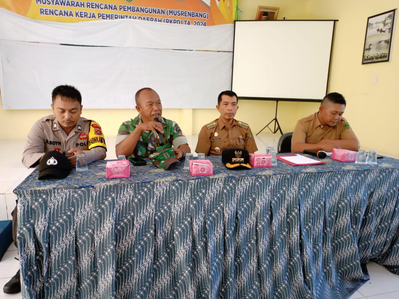 Bentuk Panitia Dalam Rangka HUT RI Ke 78 Bersama Danramil 04/Kdr
