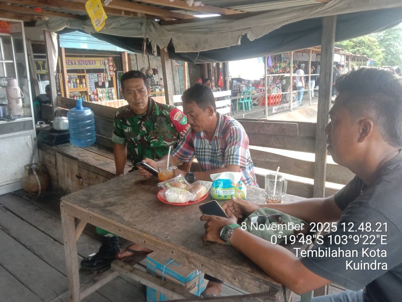 Koramil 04/Kuindra Tekan Warga Tidak Coba-Coba dengan Narkoba