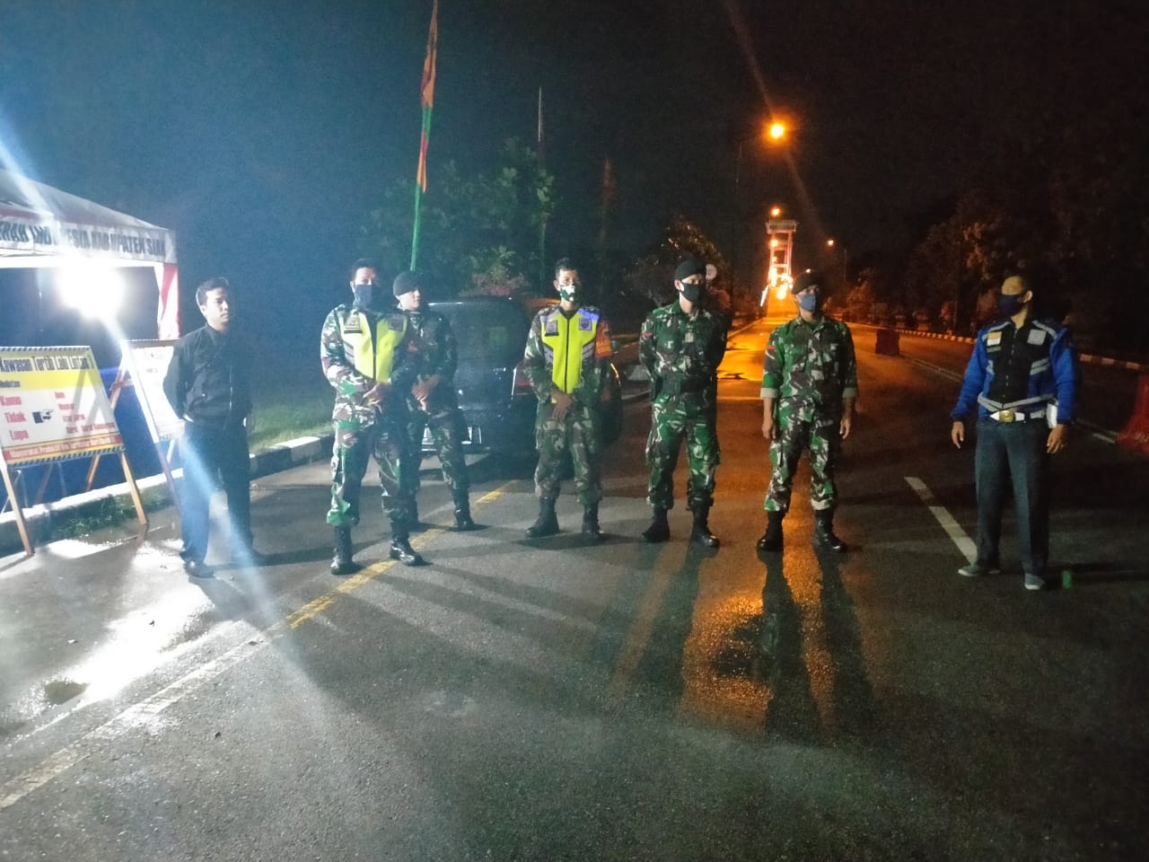 Gabungan Personel TNI, Polri, Dishub dan Satpol PP untuk Antisipasi Konvoi Kelulusan Siswa dan Siswi